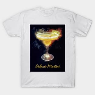 Sidecar Martini Cocktail Drink Happy Hour Party T-Shirt